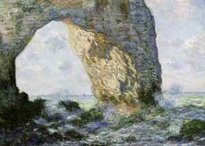 Arco di roccia da Claude Monet